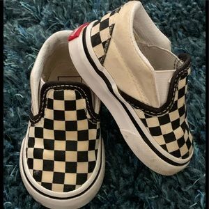 Toddler checkered vans